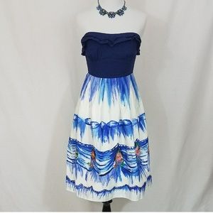 Anthropologie Floral Dress Size 4 NWOT